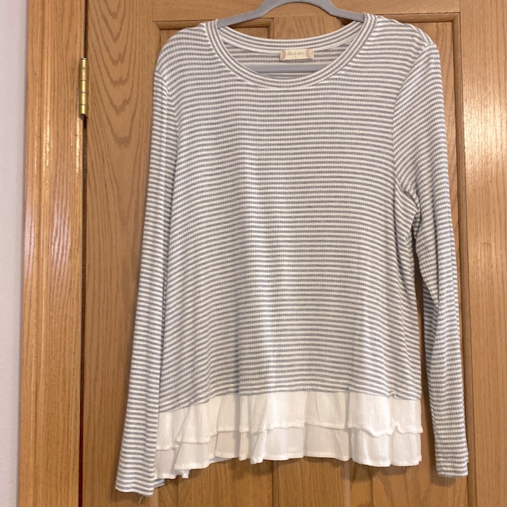 Women's Long sleeve Ribbed Top